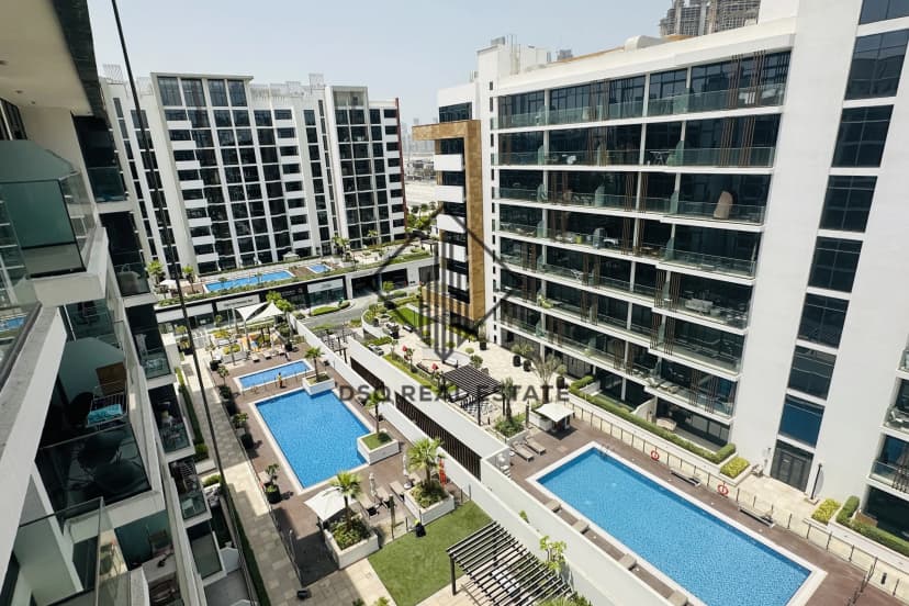 Vacant I Semi Furnished I Pool View