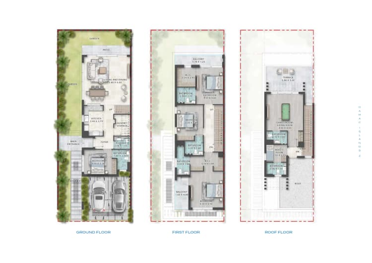 floor-05 DAMAC Islands 2 at Dubai Land by DAMAC Properties