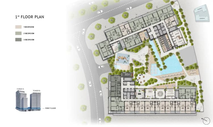 floor-plan-03 The Hillgate Dubai Silicon Oasis by Ellington