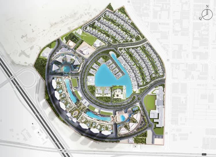 master-plan Skyvue Altier Hartland 2 by Sobha